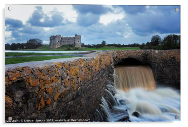 Carew Castle, Wales Acrylic by Duncan Spence