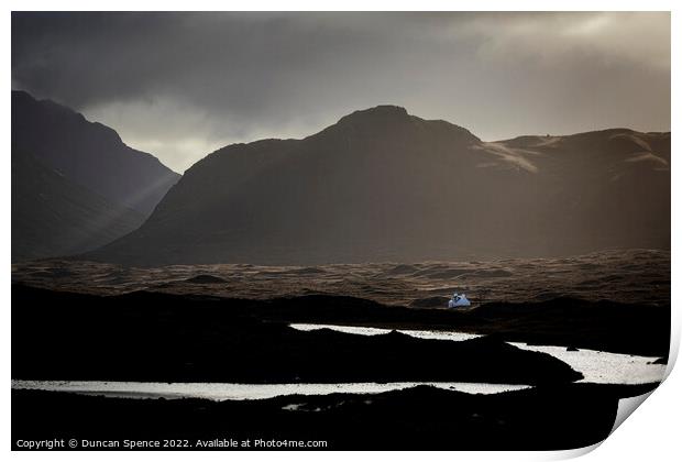 The Lonely House, Isle of Skye. Print by Duncan Spence