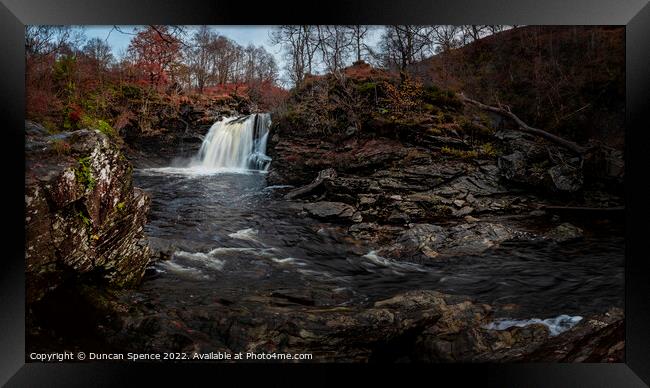 Falls of Falloch, Scotland. Framed Print by Duncan Spence