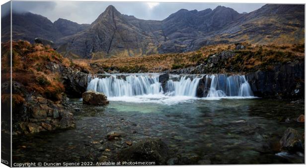 The Fairy Pools, Isle of Skye. Canvas Print by Duncan Spence