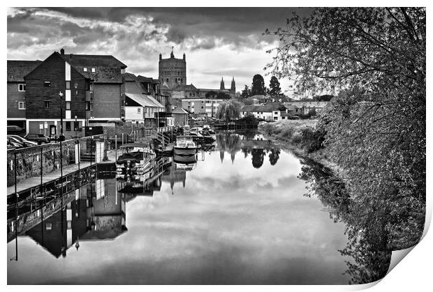 River Avon at Tewkesbury   Print by Darren Galpin