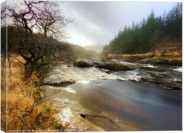 River Orchy Dreams Canvas Print by Tim King