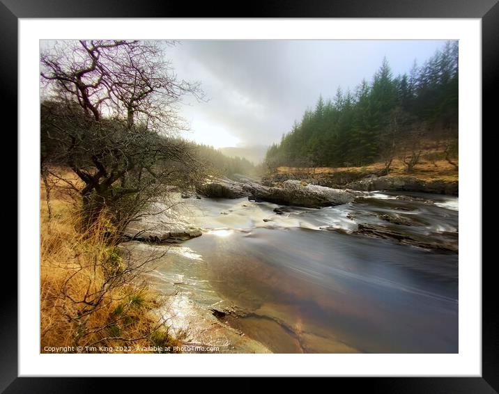 River Orchy Dreams Framed Mounted Print by Tim King
