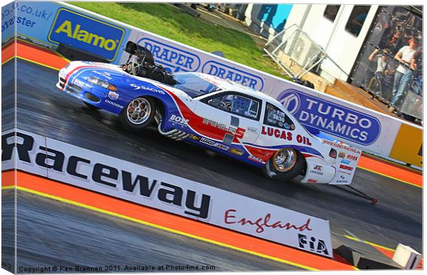 Pro Modified Drag Car Canvas Print by Oxon Images