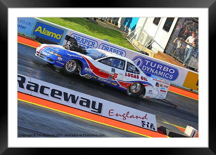 Pro Modified Drag Car Framed Mounted Print by Oxon Images