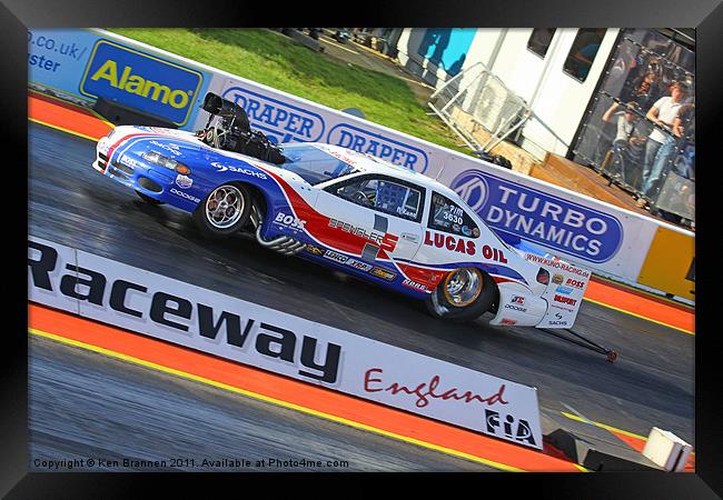 Pro Modified Drag Car Framed Print by Oxon Images