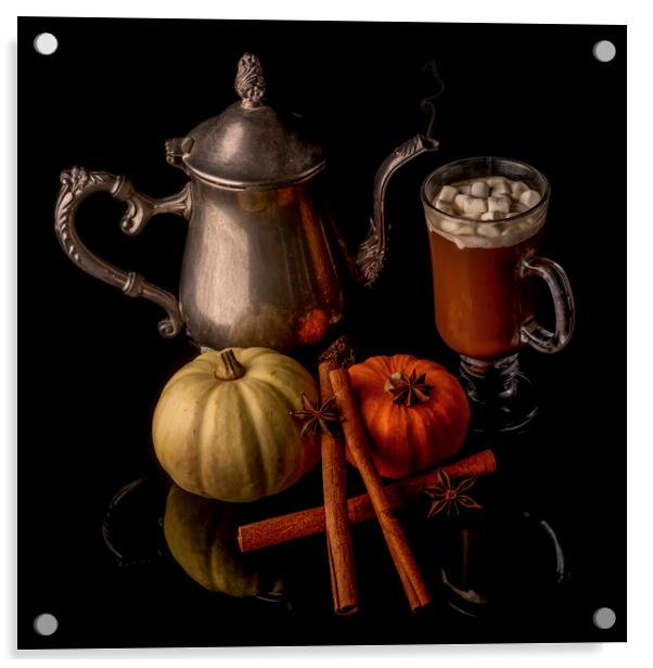 Pumpkin Spice 2 Acrylic by Kelly Bailey