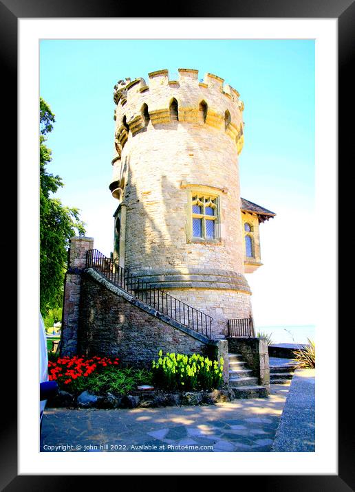 The Appley tower, Ryde, Isle of Wight. Framed Mounted Print by john hill