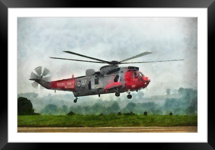 Sea King Framed Mounted Print by Sam Smith