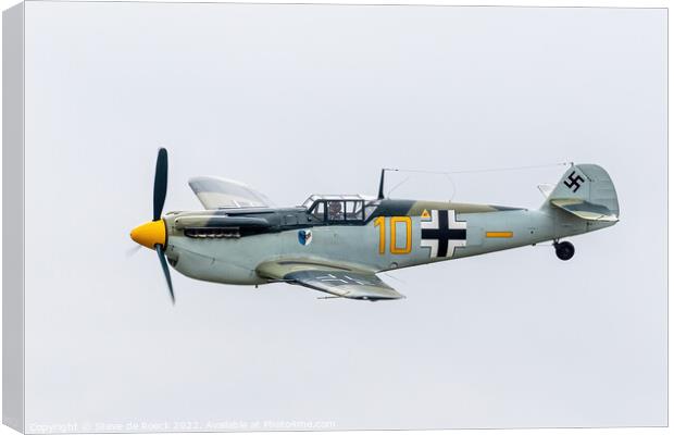 Messerschmitt Bf 109 Canvas Print by Steve de Roeck