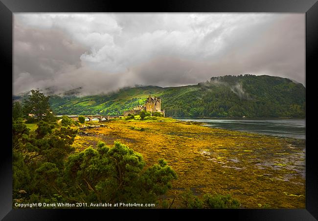 Eilean Donan Castle Framed Print by Derek Whitton