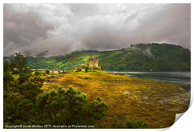 Eilean Donan Castle Print by Derek Whitton