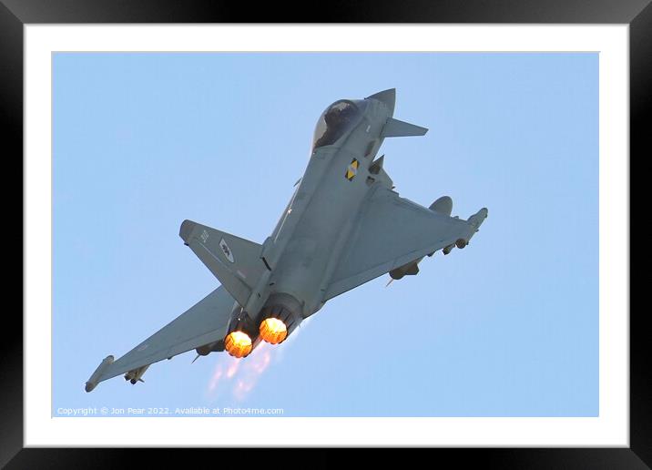Typhoon 310 Performance Take Off Framed Mounted Print by Jon Pear