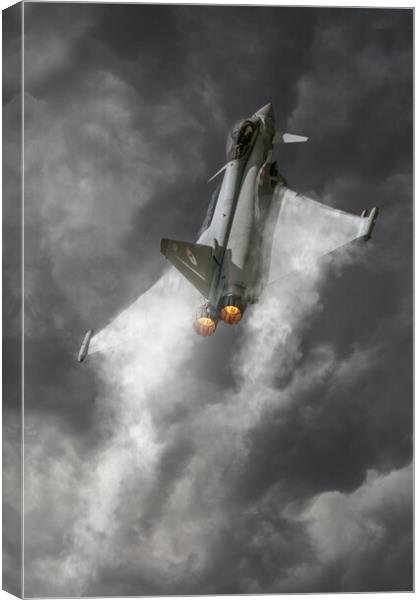 Eurofighter Typhoon Vapour Canvas Print by J Biggadike