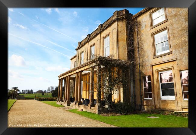 Cricket St Thomas house Framed Print by Allan Bell