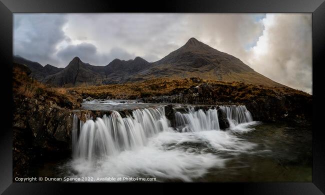 The Fairly Pools, Isle of Skye Framed Print by Duncan Spence