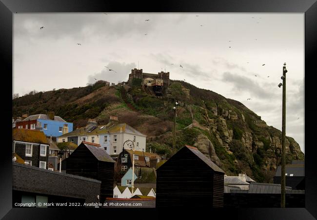 A Classic View of Old Hastings. Framed Print by Mark Ward