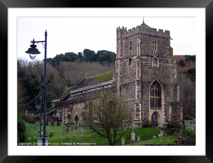 All Saints Church in Hastings. Framed Mounted Print by Mark Ward