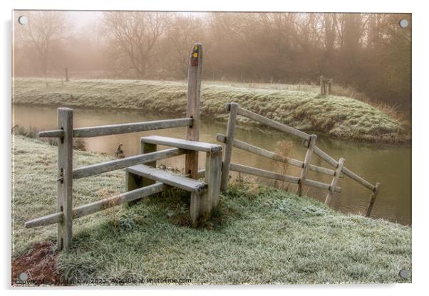 The Frosty Stile Acrylic by Martin Day