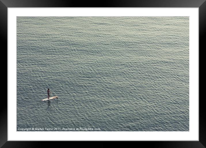 Floating Away Framed Mounted Print by Martyn Taylor