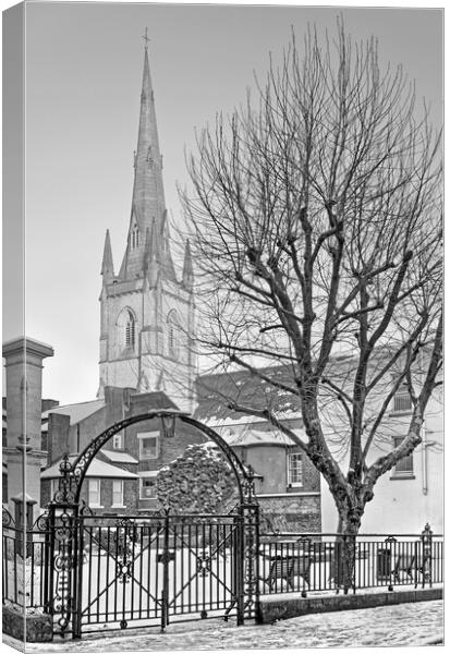 St Maries Cathedral, Sheffield Canvas Print by Darren Galpin