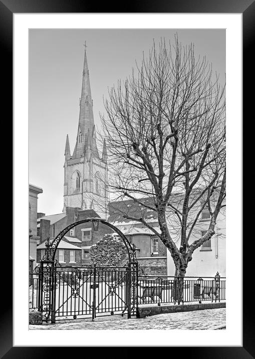 St Maries Cathedral, Sheffield Framed Mounted Print by Darren Galpin