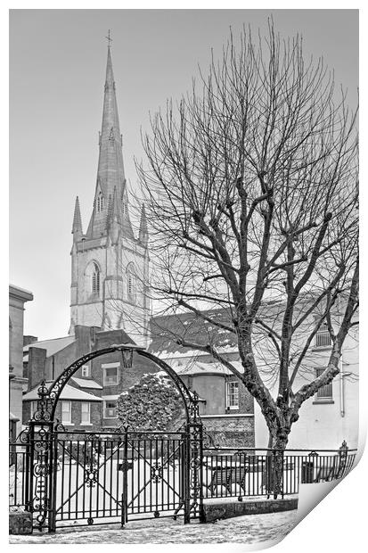 St Maries Cathedral, Sheffield Print by Darren Galpin