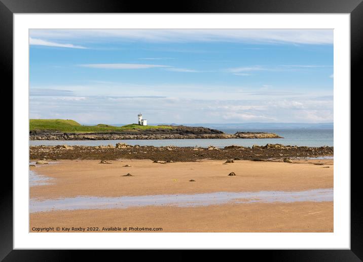 Elie Ruby Bay Framed Mounted Print by Kay Roxby