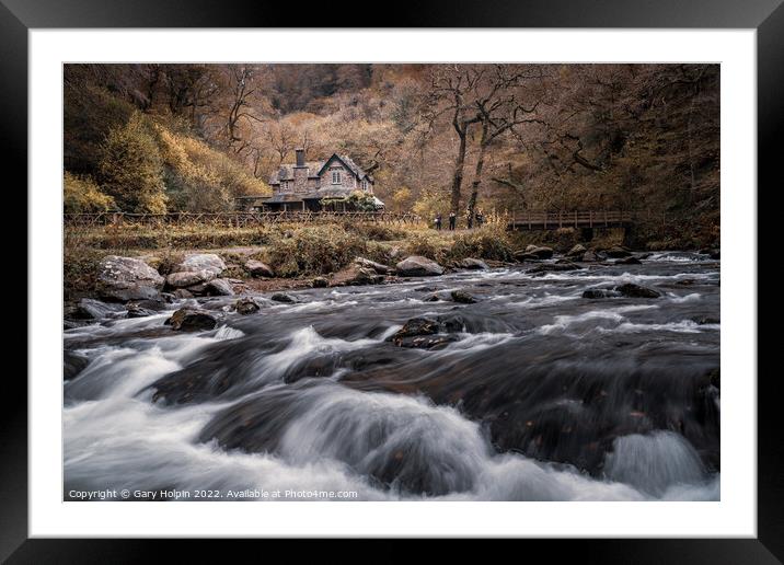 Moody day at Watersmeet Framed Mounted Print by Gary Holpin