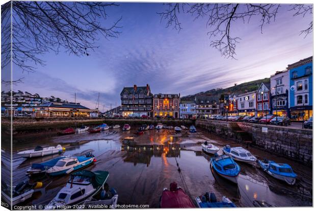 Dusk over Dartmouth harbour Canvas Print by Gary Holpin