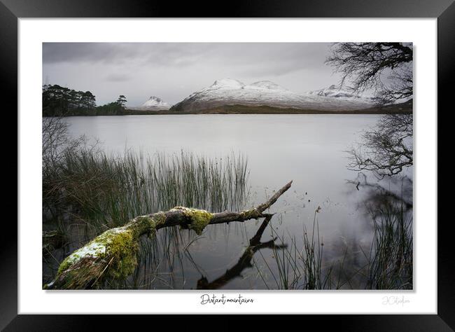 Distant mountains Scotland Highlands Framed Print by JC studios LRPS ARPS
