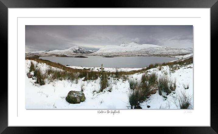 Winter in the Highlands Scotland Framed Mounted Print by JC studios LRPS ARPS