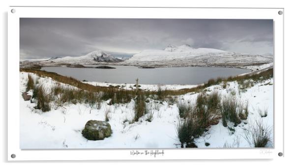 Winter in the Highlands Scotland Acrylic by JC studios LRPS ARPS