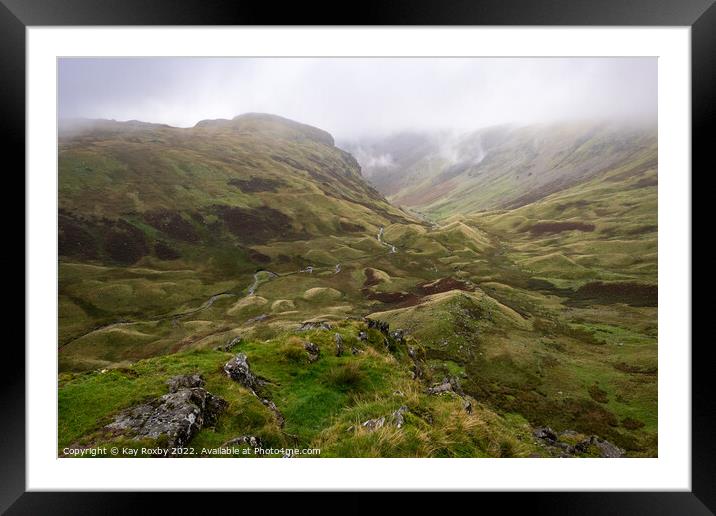 Eagle Crag  Framed Mounted Print by Kay Roxby