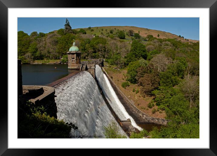 Looking across Elan Valley reservoir  Framed Mounted Print by Jenny Hibbert