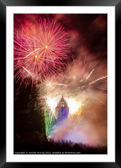 The National Wallace Monument Framed Mounted Print by Gordon Murray