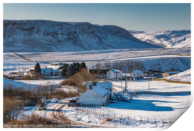 Langdon Beck in Snow Print by Richard Laidler