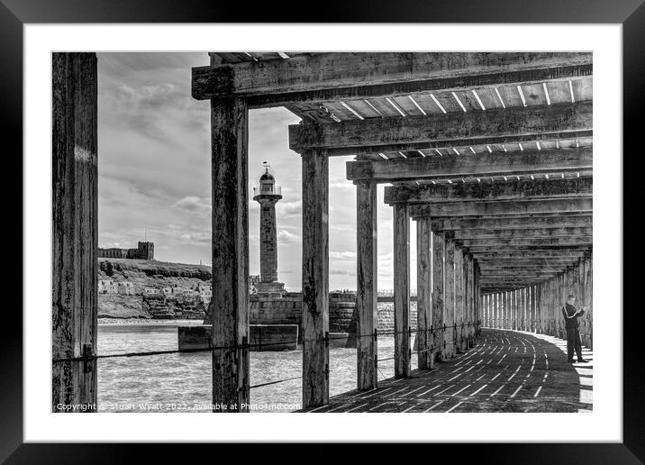 Whitby Framed Mounted Print by Stuart Wyatt