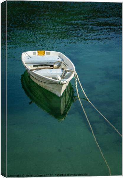 Solitude in Boscastle Canvas Print by Kerry Lummus