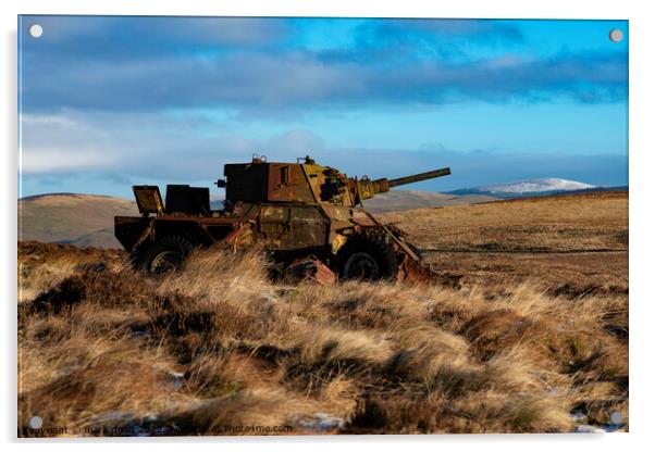 British Tank Acrylic by mark dodd