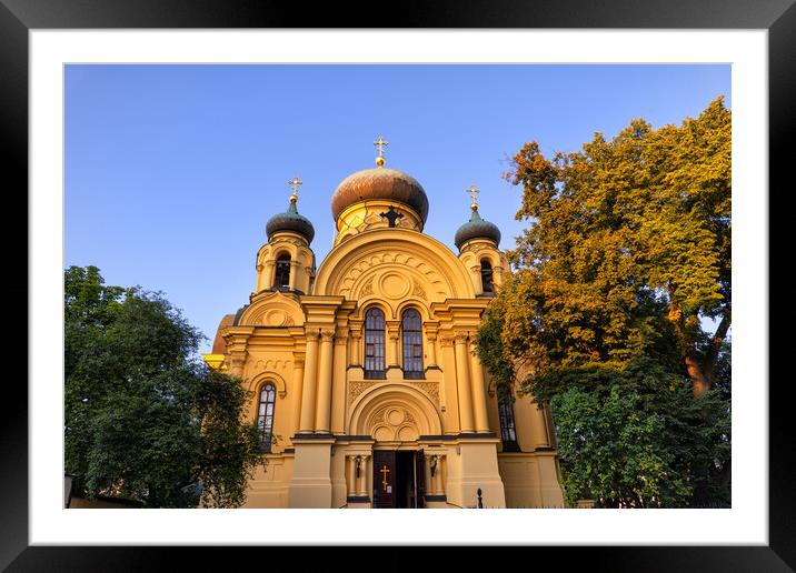 Cathedral of St. Mary Magdalene in Warsaw Framed Mounted Print by Artur Bogacki