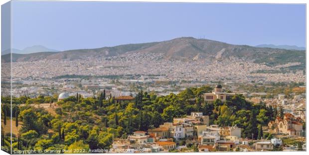 Athens Canvas Print by Margaret Ryan
