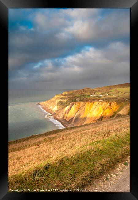 Alum Bay, Isle of Wight Framed Print by Simon Connellan