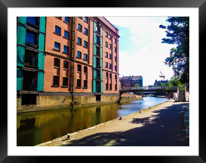The Canal Framed Mounted Print by Simon Hill