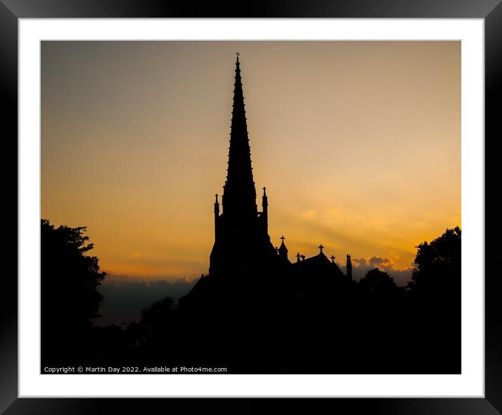Timeless Beauty: The All Saints Church Braunston a Framed Mounted Print by Martin Day