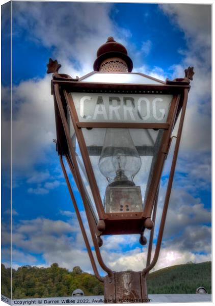 The Timeless Charm of Carrog Station Canvas Print by Darren Wilkes