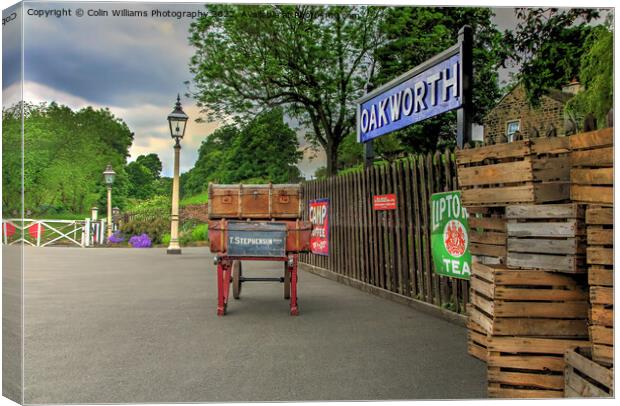 Oakworth Station 2 Canvas Print by Colin Williams Photography