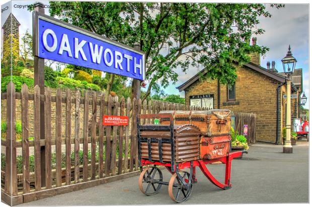 Oakworth Station 3 Canvas Print by Colin Williams Photography
