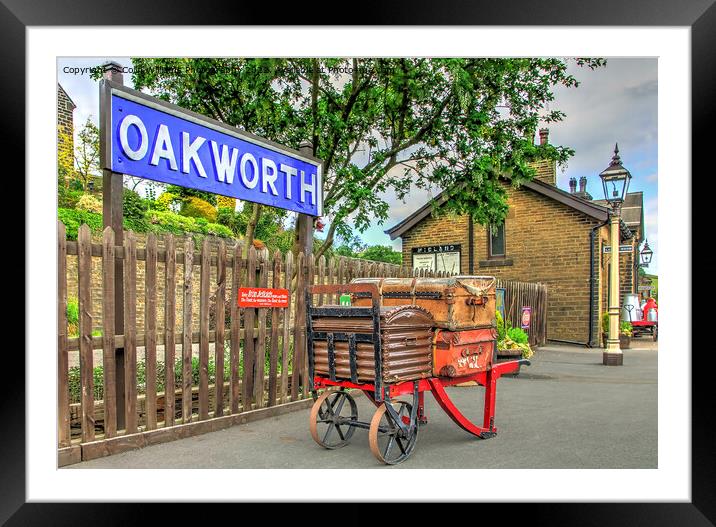 Oakworth Station 3 Framed Mounted Print by Colin Williams Photography