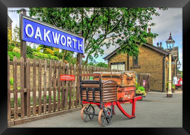 Oakworth Station 3 Framed Print by Colin Williams Photography